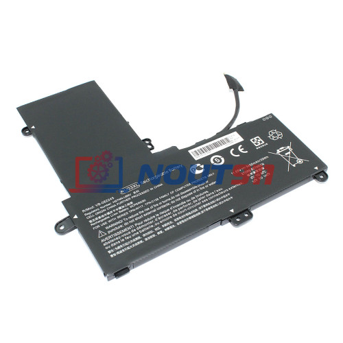 Аккумулятор для ноутбука HP Pavilion x360 11-u000, 11-ab009la, 11-u110tu, 11-u103tu (NU03XL) 11.55V 3400mAh 39Wh, черная, HC/OEM