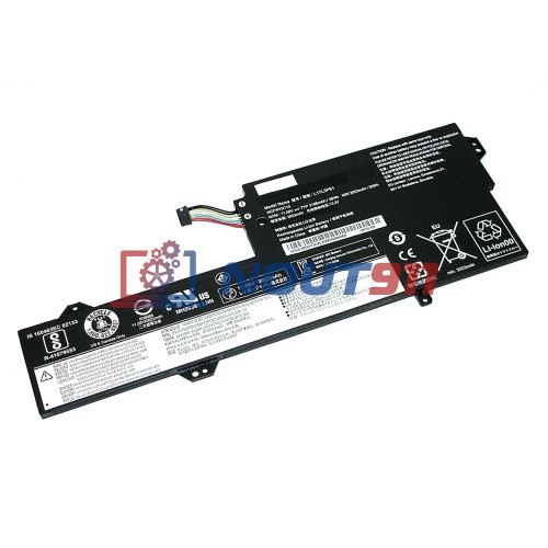 Аккумулятор для ноутбука Lenovo IdeaPad 320S-13, 320S-13IKB, V530S-14, Yoga 720-12IKB (L17M3P61) 11,58V 3108mAh 36Wh, черная, ORG
