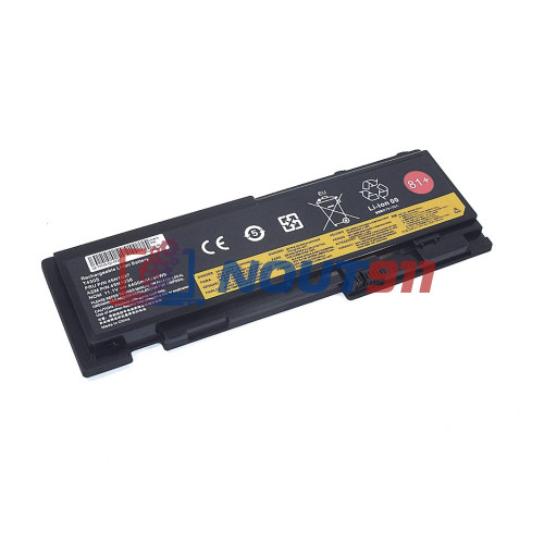 Аккумулятор для ноутбука Lenovo T430S, T420s, T420si (42T4847) 11.1V 4400mAh 49mAh, черная, HC/OEM