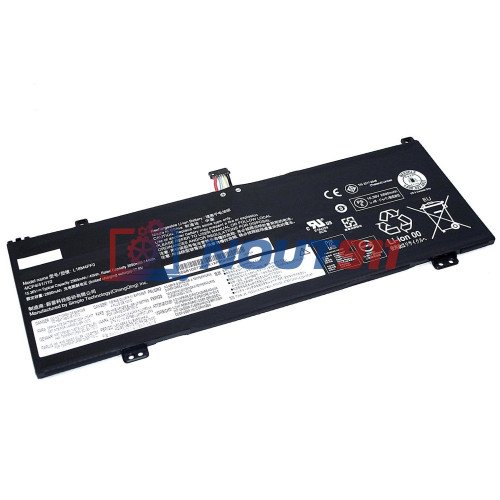 Аккумулятор для ноутбука Lenovo ThinkBook 13s, 13s-IWL, 14s, 14s-IWL (L18M4PF0) 15,36V 2964mAh 45Wh, черная, ORG