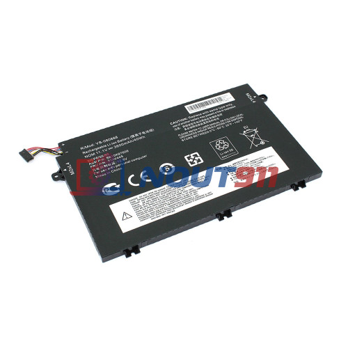 Аккумулятор для ноутбука Lenovo ThinkPad E485, E490, L580, E490 20N80032CD (01AV445) 11,1V 3600mAh 40Wh, черная, HC/OEM