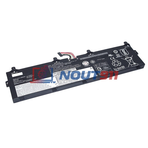 Аккумулятор для ноутбука Lenovo ThinkPad P1, X1E Extreme, X1 Extreme-20MF000XGE (L17L4P72) 15,36V 5235mAh 80Wh, черная, ORG