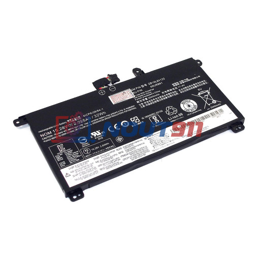 Аккумулятор для ноутбука Lenovo Thinkpad P52, T570, T580,  P51s(20, T580 (00UR890) 15.2V 2100mAh 32Wh, черная, ORG