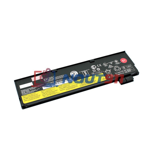 Аккумулятор для ноутбука Lenovo ThinkPad T580, T570, T480, P52s, P51s (01AV425) 11.4V 2110mAh 24Wh, черная, ORG