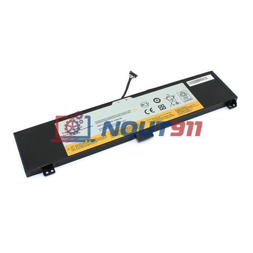 Аккумулятор для ноутбука Lenovo Y50-70, Y70-70, Y50-70 Touch, Y70-70 Touch (L13M4P02) 7.4V 6400mAh 47Wh, черная, HC/OEM