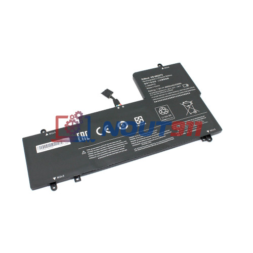 Аккумулятор для ноутбука Lenovo Yoga 710-15ISK, 710-15ISK 80U0Y (L15M4PC2) 7.6V 6800mAh 52Wh, черная, HC/OEM