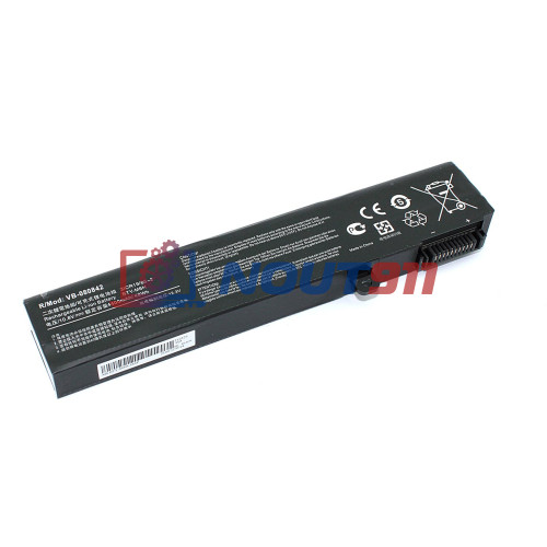 Аккумулятор для ноутбука MSI GE62, GE72, GP62, PE60, PE70 (BTY-M6H) 10.8V 4400mAh 48Wh, черная, HC/OEM