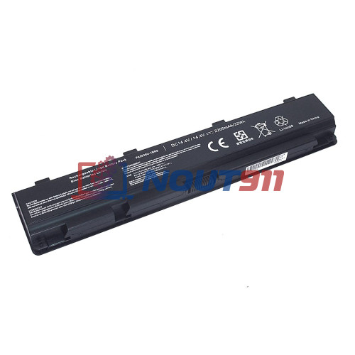 Аккумулятор для ноутбука Toshiba Qosmio X70 (PABAS264) 14.4V 2200mAh 32Wh, черная, HC/OEM