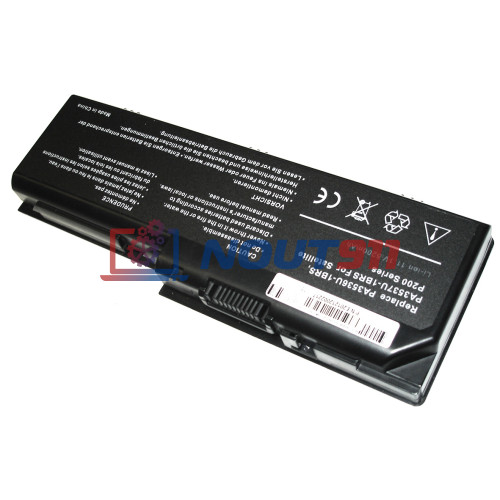Аккумулятор для ноутбука Toshiba P200, L350, P300, X200, L350D, P300D (PABAS101) 11.1V 5200mAh 58Wh, черная, HC/OEM