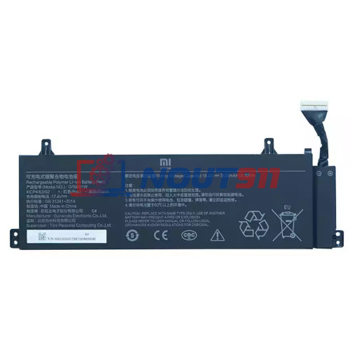 Аккумуляторная батарея для ноутбука Xiaomi Redmi G 16.1 (G16B01W) 15.2V 55.02Wh