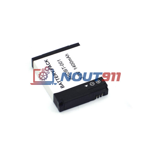 Аккумуляторная батарея для видеокамеры GoPro HD HERO, HERO2  (AHDBT-001) 3.7V 1400mAh Li-ion