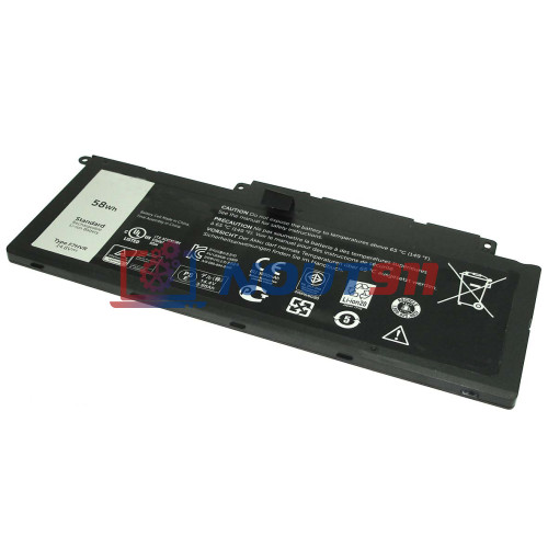 Аккумулятор (Батарея) для ноутбука Dell Inspiron 15-7537 14.8V 58Wh F7HVR