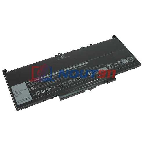 Аккумулятор для ноутбука Dell Latitude 12 E7270, E7470 (0MC34Y) 7,6V 7230mAh 55Wh, черная, ORG