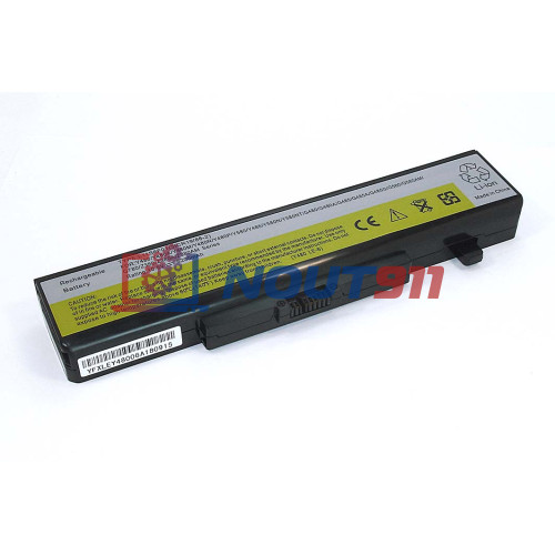 Аккумулятор для ноутбука Lenovo Ideapad Y480, V480, Y580N, Z485 (L11L6R01) 10.8V 5200mAh 56Wh, черная, HC/OEM