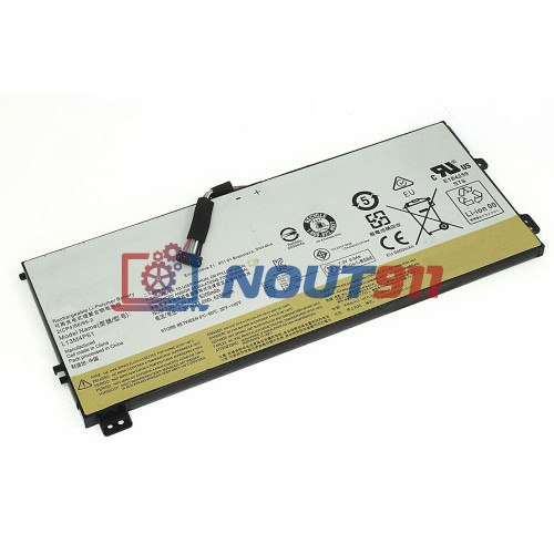 Аккумулятор для ноутбука Lenovo Flex 2 Pro-15, 15 80H1 (L13S4P61) 7.4V 6200mAh 44Wh, черная, ORG