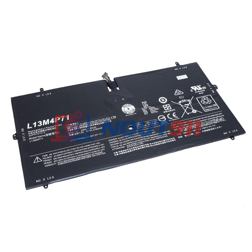 Аккумулятор для ноутбука Lenovo Yoga 3 Pro 1370, Pro-5Y71, Pro-I5Y, Pro-I5Y70, Pro-I5Y71 (L13M4P71) 7.6V 5790mAh 44Wh, черная, HC/OEM