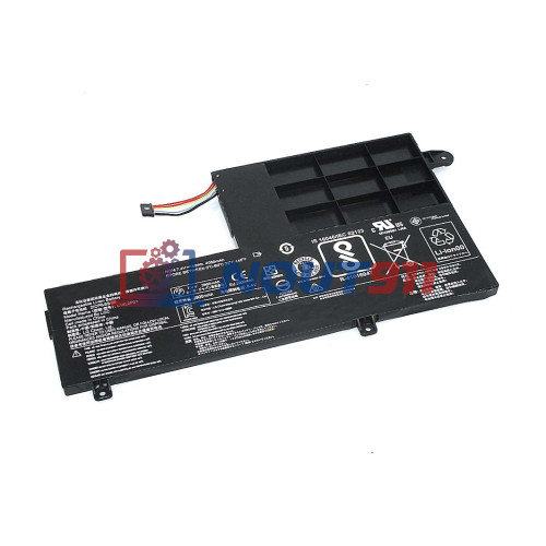 Аккумулятор для ноутбука Lenovo S41-70, S41-70AM, S41-35, YOGA 510-14ISK 510-14AST (L14M2P21) 7.4V 3900mAh 30Wh, черная, ORG