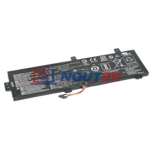 Аккумулятор для ноутбука Lenovo 310-15A, 310-15ISK, 510-15IKB, 510-15IS (L15L2PB4) 7.72V 5050mAh 39Wh, черная, ORG