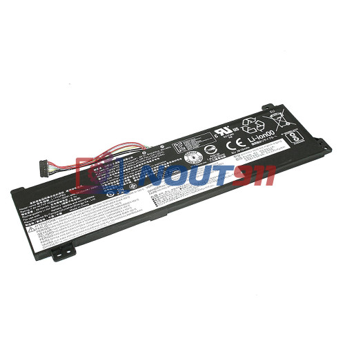 Аккумулятор для ноутбука Lenovo V530-14IKB, V130-15IKB, V130-15IGM (L17L2PB3) 7.6V 3910mAh 30Wh, черная, ORG