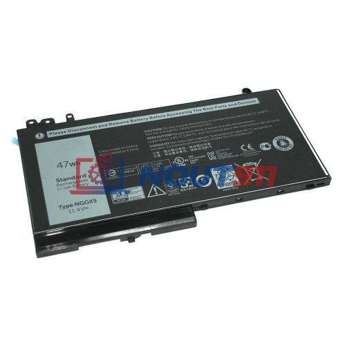 Аккумулятор для ноутбука Dell Latitude 12 E5270, E5470, E5570 (RDRH9) 11.4V 4120mAh 47Wh, черная, ORG