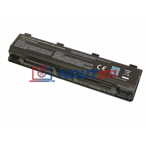 Аккумулятор для ноутбука Toshiba Satellite C800, C875, L830, L835, L840, L845, L850, S855, S870 (PABAS259) 10.8V 5200mAh 56Wh, черная, HC/OEM