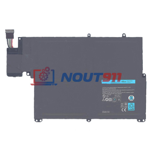 Аккумулятор для ноутбука Dell Inspiron 5323, Vostro 3360 (RU485) 14.8V 3310mAh 49Wh, черная, ORG
