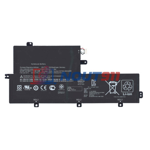 Аккумулятор для ноутбука HP Split X2 13-G110DX (TR03XL) 11.1V 2950mAh 33Wh, черная, ORG
