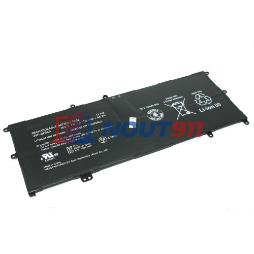 Аккумулятор для ноутбука Sony Vaio SVF14, SVF15, SVF14N, SVF15N23CGS (VGP-BPS40) 15.0V 3170mAh 48Wh,черная, ORG