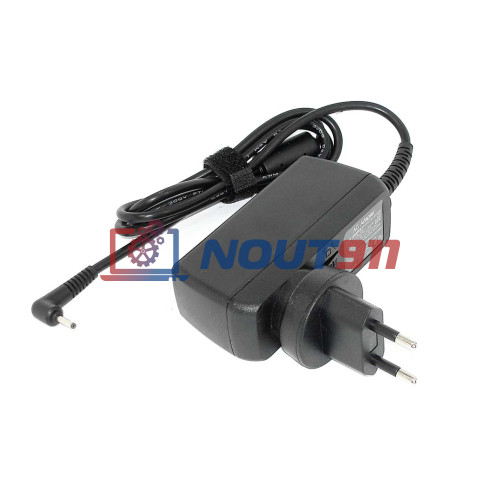 Адаптер для ноутбука Asus 19V 2.1A 40W 2.5x0.7mm (AS401902507), Eee PC 1011CX, PC 1015, PC VX6S, PC 1008, VX Lamborghini Series: VX6, Travel Charger, OEM