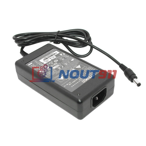 Блок питания для монитора и телевизора LCD 12V 5A 60W 5.5x2.5mm (1205605525) черный OEM