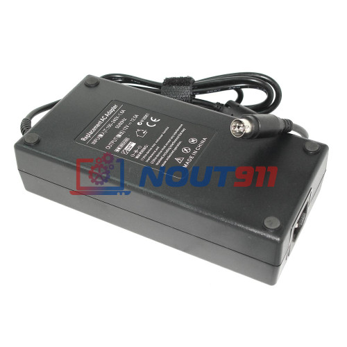 Блок питания для монитора и телевизора LCD 12V 12.5A 150W 4pin (12125) черный,  OEM
