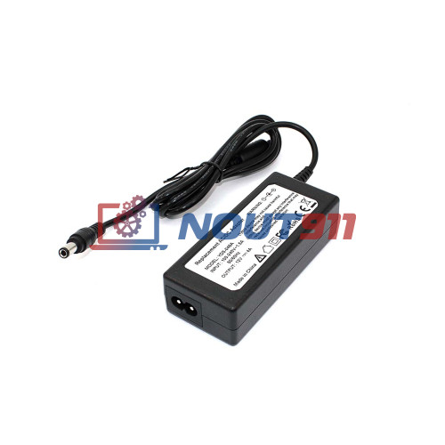 Блок питания для монитора и телевизора LCD 12V 4A 48W 6.3x3.0mm (1204486330) черный OEM