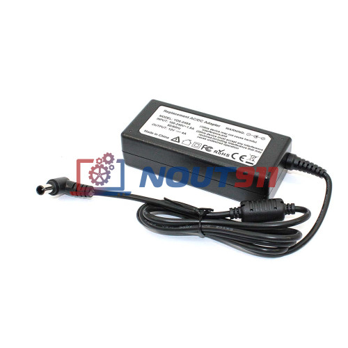 Блок питания для монитора и телевизора LCD 12V 4A 48W 6.5x4.4mm (1204486544) черный OEM