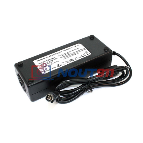 Блок питания для монитора и телевизора LCD 12V 8A 96W 4pin (1208964) черный OEM