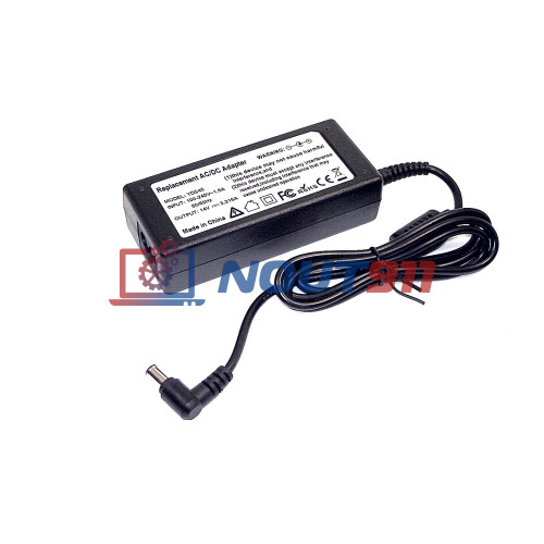 Блок питания для монитора и телевизора LCD 14V 3.215A 45W 6.5x4.4mm (143215456544) черный OEM