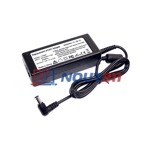 Блок питания для монитора и телевизора LCD 14V 4.14A 58W 6.5x4.4mm (14414586544) черный OEM