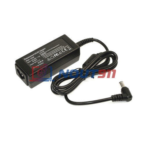 Блок питания для монитора и телевизора LCD 19V 2.1A 40W 6.5x4.4mm (1921406544) черный OEM