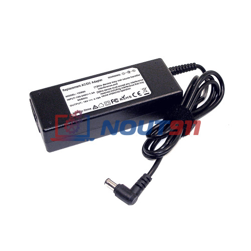 Блок питания для монитора и телевизора LCD 19V 4.19A 78W 6.5x4.4mm (1941978544) черный OEM