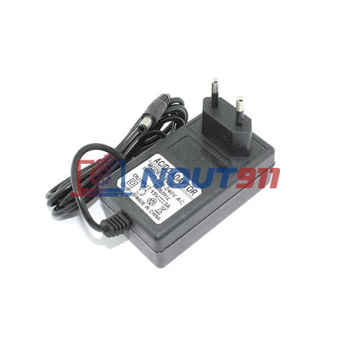 Блок питания 15V 3A 45W 5.5x2.5 (153455525) для аудио, видео, фото и телевизионной техники, черный