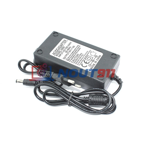 Блок питания 5V 5A 25W 5.5x2.5 (55255525) для планншетов, коммутаторов, модемов, колонок и других портативных устройств, черный