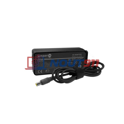 Зарядка для ноутбуков Lenovo 20V 3.25A 65W 7.9х5.5 (92P1155), ThinkPad R60, T60, X60, Z61E, 3000, C100, 3000, N100, 3000, V100 Series, черная, (AI-LI65B) Amperin