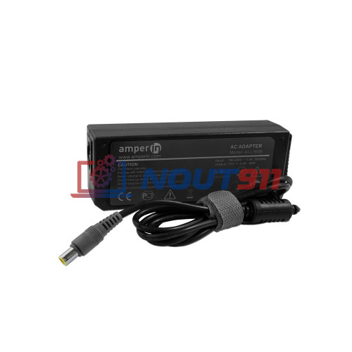 Зарядка для ноутбуков Lenovo 20V 4.5A 90W 7.9х5.5 (92P1153), Lenovo 3000 C100, IdeaPad P580, ThinkPad R60, SL300, T400, W500, X200S, Z60 Series, черная, (AI-LI90B), Amperin