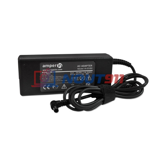 Зарядное устройство для ноутбука Sony 19.5V 4.7A 90W 6.5х4.4mm (6.5pin) (AI-SV90 ), Vaio PCG-3000, PCG-E, PCG-F, PCG-R, PCG-SX, Vaio VGN-E, VGN-FE, VGN-FJ, VGN-FS, Amperin