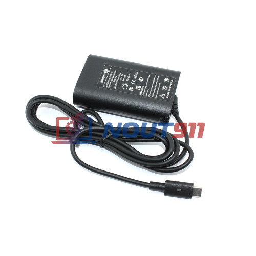 Зарядное устройство для ноутбука Dell 5V 3A - 20V 1,5A 30W Type-C (VB-099708), Inspiron 7368, 7569, 7778, Latitude: 5285, 5289, 7370, Venue 5855, 5056, XPS 13, 9360, 9365 Slim, Amperin