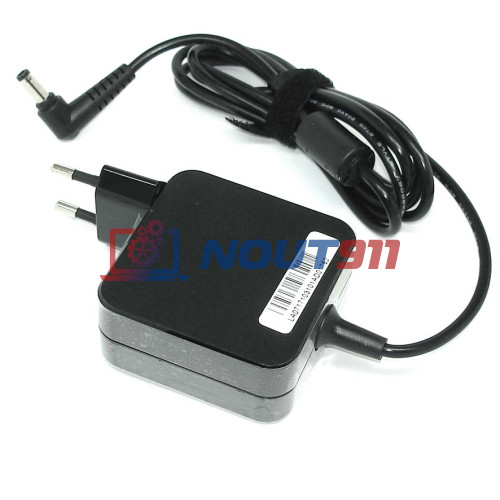 Зарядка для ноутбука Asus 19V 2.37A 45W 5.5x2.5mm (AS451905525FK), X451, X454, X551, X552, UX30, квадратный корпус, OEM