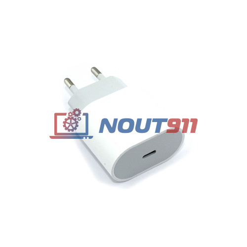 Зарядка для ноутбука Apple 5-12V 1.5A 18W Type-C (MU7V2ZM/A), MacBook 12″ 2015–2017, MacBook Pro 14″, 16″, без сетевого кабеля, OEM