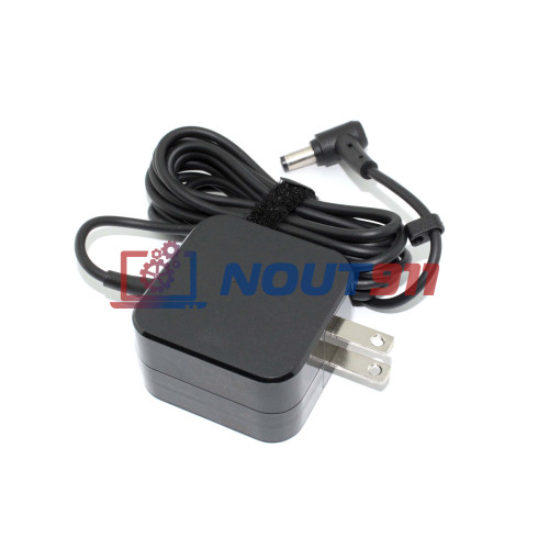 Блок питания для ноутбуков Asus 19V 1.75A 33W 5.5x2.5mm (PA-1330-53UL), K751MA, X451M, X751NA, VivoBook 17 X705MA, квадратный корпус, (с вилкой US), без переходника, HC/ORG