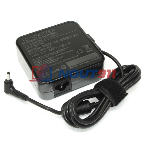 Зарядка для ноутбука Asus 19V 4.74A 90W 4.0x1.35mm (AS9019040135FK), X540, UX32, UX301, UX305, UX42, UX52, OEM