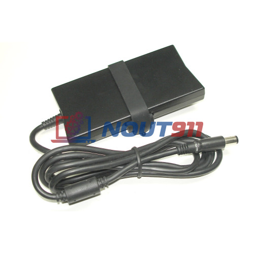 Блок питания для ноутбука Dell 19.5V 3.34A 65W 7.4х5.0mm, Slim, (5U092) E5420, E6330, M2400, 3450, без сетевого кабеля, черная, HC/ORG