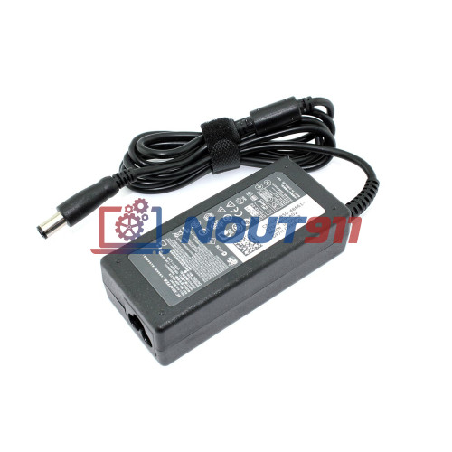 Блок питания для ноутбука Dell 19.5V 3.34A 65W 7.4x5.0mm (06TM1C) 1110, 1420, 1545, 3135, 6400, без сетевого кабеля, черная, HC/ORG